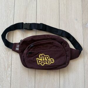 Justin Bieber x Tim Hortons Corduroy Fanny Pack Tim Biebs Brown